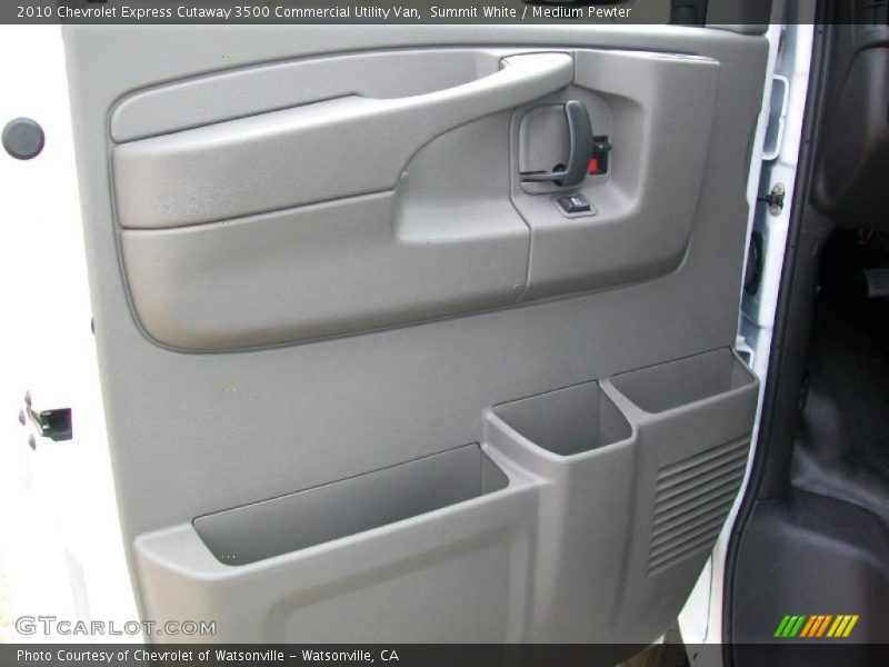 Summit White / Medium Pewter 2010 Chevrolet Express Cutaway 3500 Commercial Utility Van