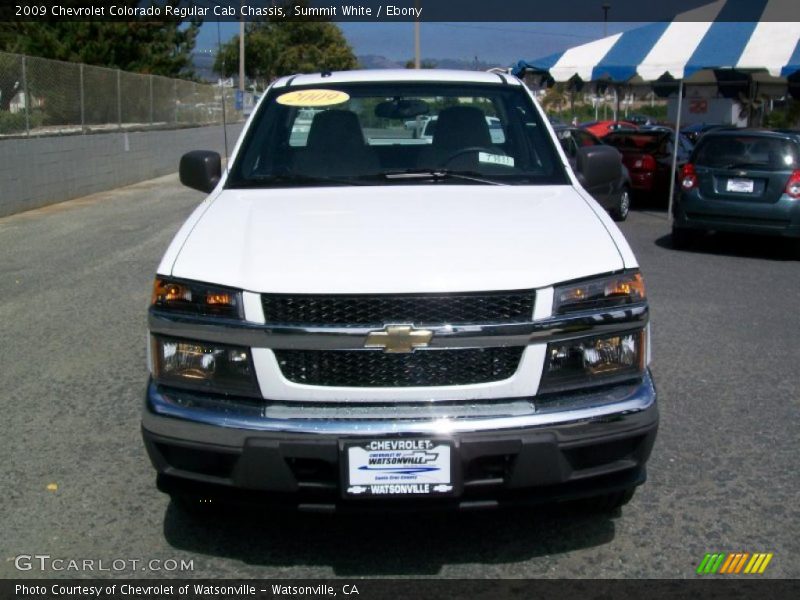 Summit White / Ebony 2009 Chevrolet Colorado Regular Cab Chassis