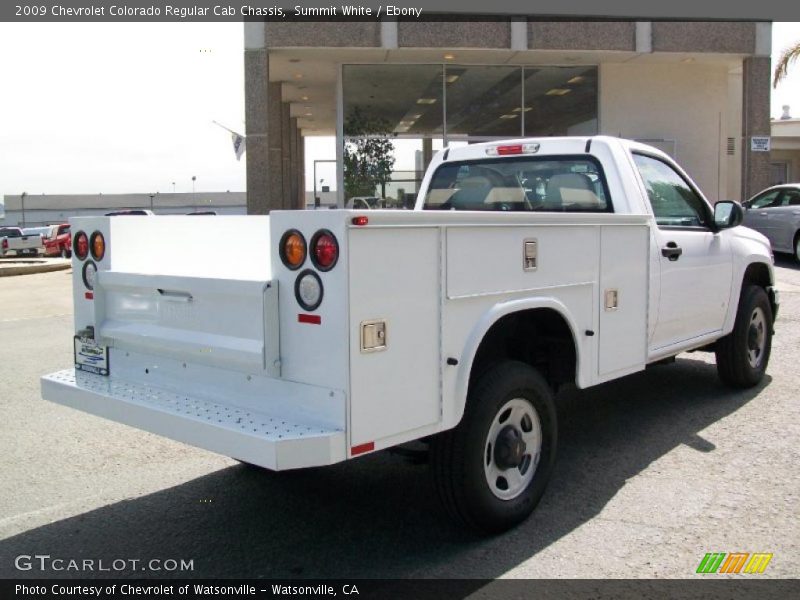 Summit White / Ebony 2009 Chevrolet Colorado Regular Cab Chassis