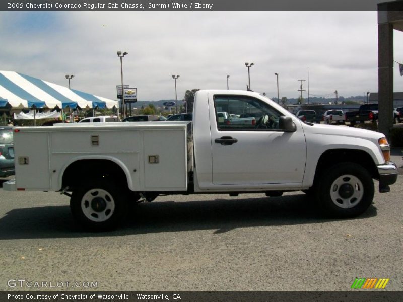 Summit White / Ebony 2009 Chevrolet Colorado Regular Cab Chassis