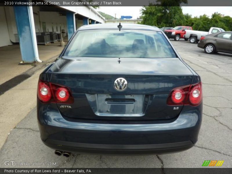 Blue Graphite Metallic / Titan Black 2010 Volkswagen Jetta SE Sedan