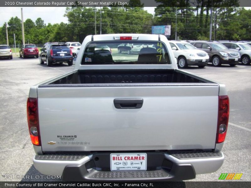 Sheer Silver Metallic / Ebony 2010 Chevrolet Colorado Regular Cab
