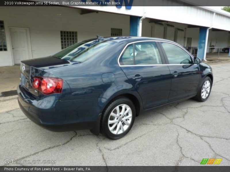 Blue Graphite Metallic / Titan Black 2010 Volkswagen Jetta SE Sedan