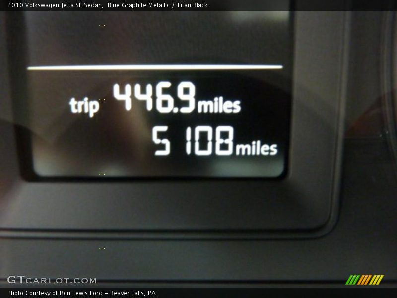 Blue Graphite Metallic / Titan Black 2010 Volkswagen Jetta SE Sedan