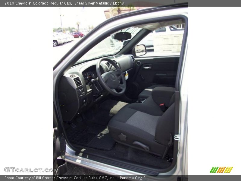 Sheer Silver Metallic / Ebony 2010 Chevrolet Colorado Regular Cab