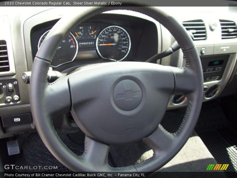 Sheer Silver Metallic / Ebony 2010 Chevrolet Colorado Regular Cab