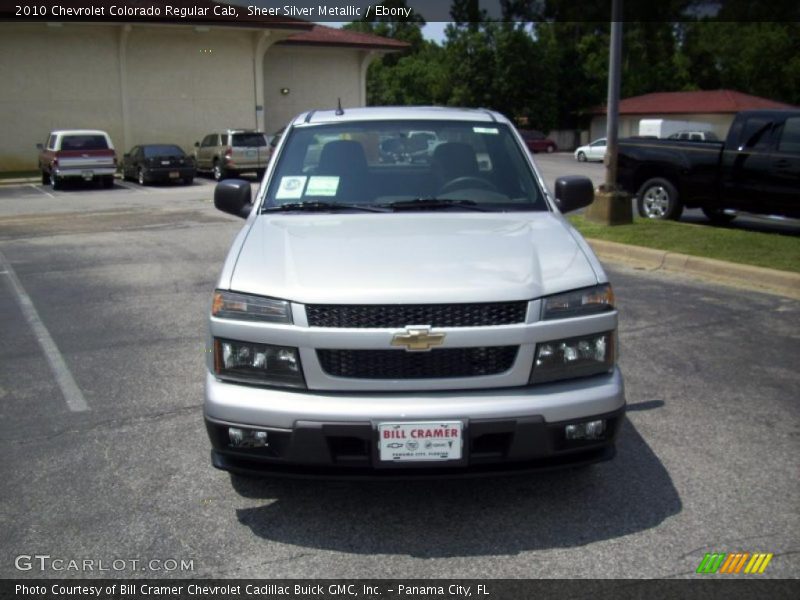 Sheer Silver Metallic / Ebony 2010 Chevrolet Colorado Regular Cab