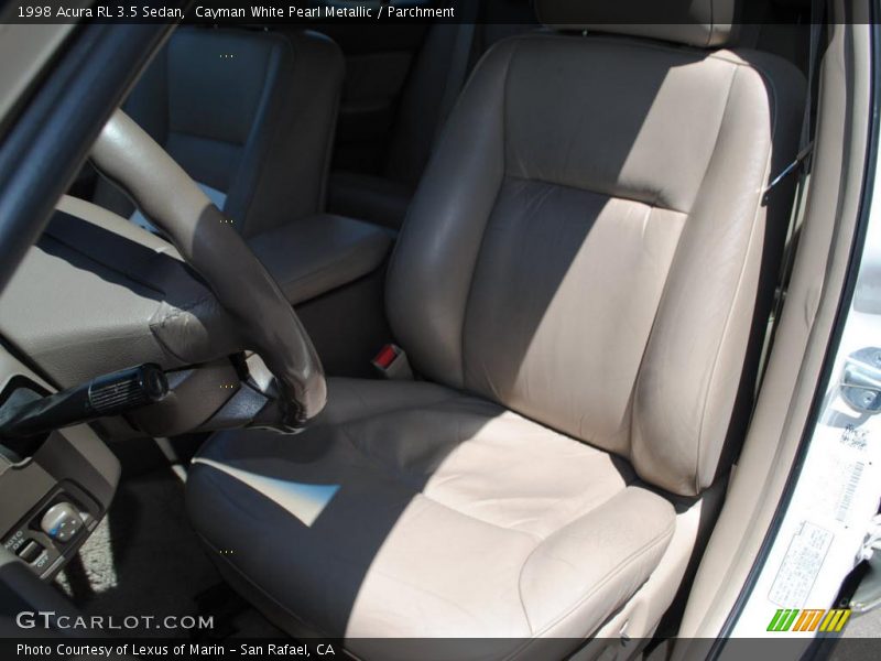 Cayman White Pearl Metallic / Parchment 1998 Acura RL 3.5 Sedan