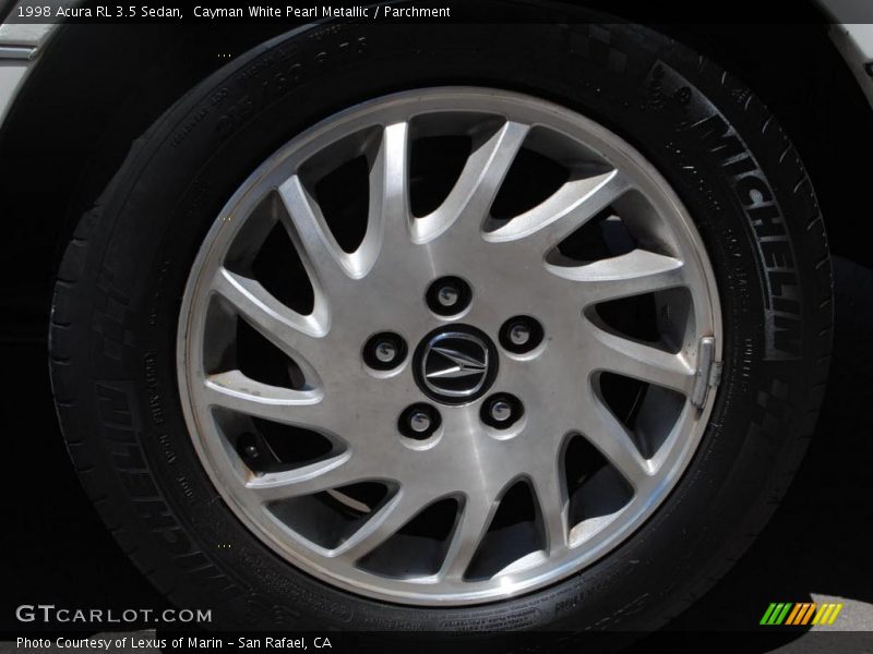 Cayman White Pearl Metallic / Parchment 1998 Acura RL 3.5 Sedan