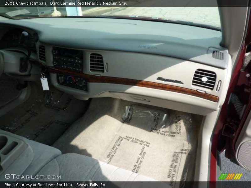 Dark Carmine Red Metallic / Medium Gray 2001 Chevrolet Impala