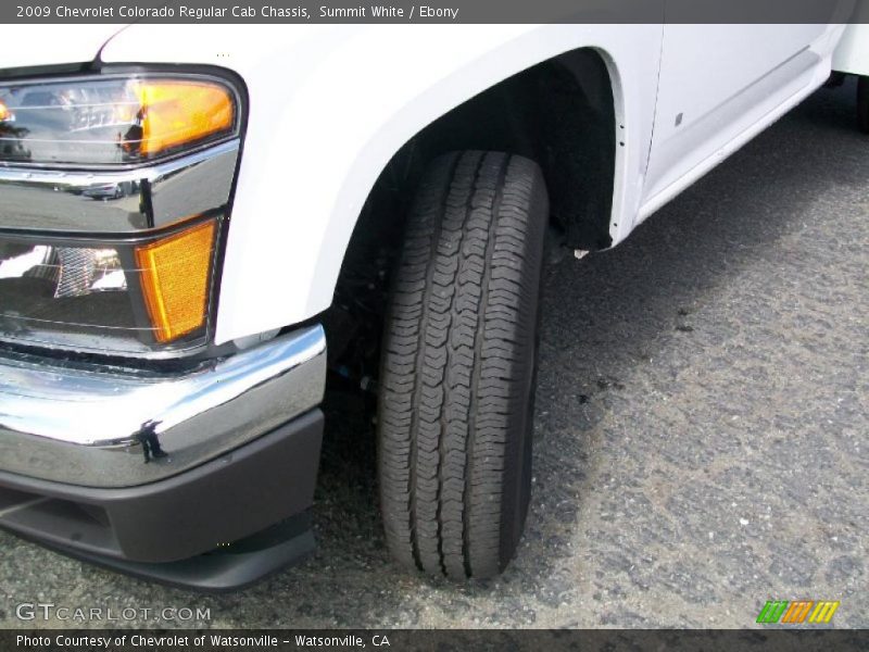 Summit White / Ebony 2009 Chevrolet Colorado Regular Cab Chassis