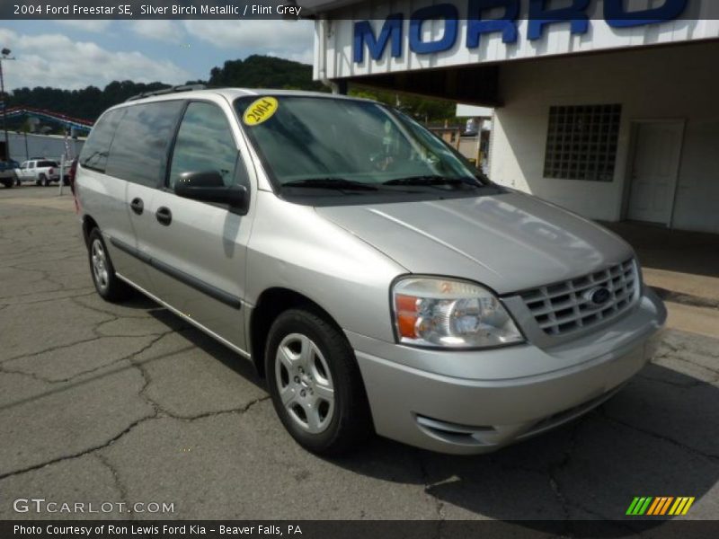 Silver Birch Metallic / Flint Grey 2004 Ford Freestar SE