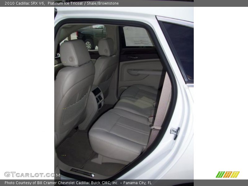 Platinum Ice Tricoat / Shale/Brownstone 2010 Cadillac SRX V6