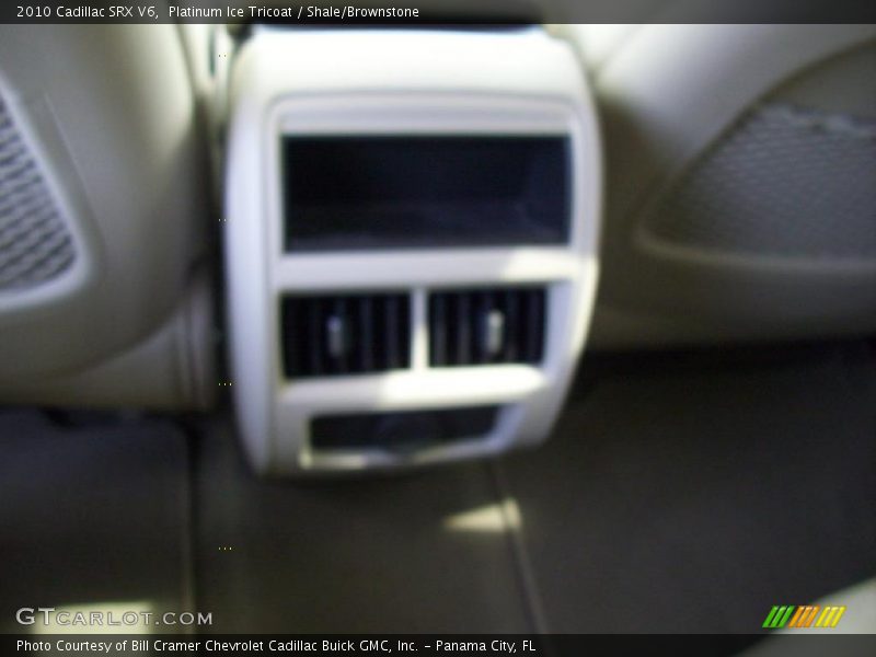 Platinum Ice Tricoat / Shale/Brownstone 2010 Cadillac SRX V6
