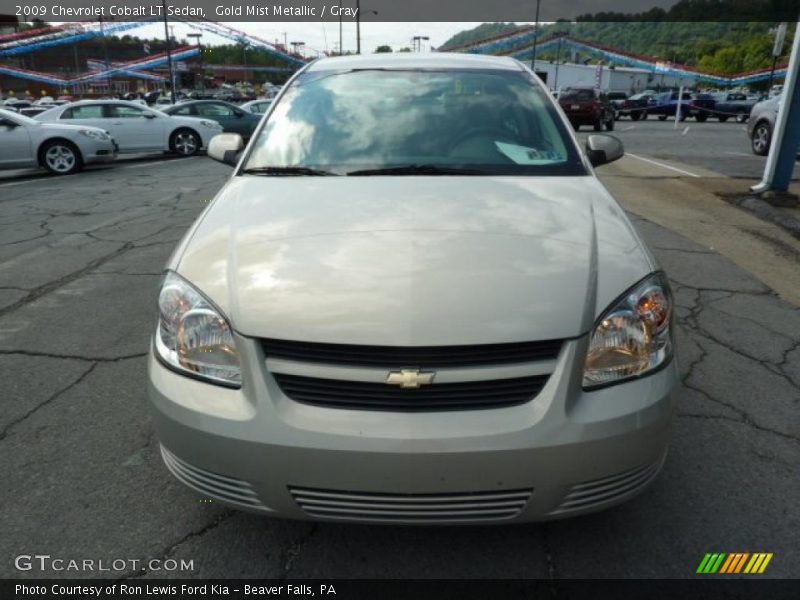 Gold Mist Metallic / Gray 2009 Chevrolet Cobalt LT Sedan