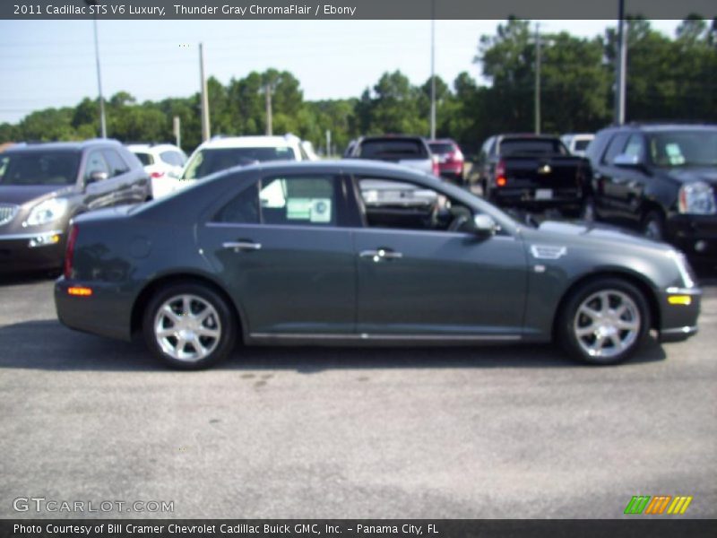 Thunder Gray ChromaFlair / Ebony 2011 Cadillac STS V6 Luxury