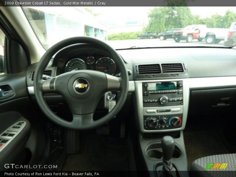 Gold Mist Metallic / Gray 2009 Chevrolet Cobalt LT Sedan
