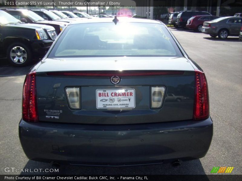 Thunder Gray ChromaFlair / Ebony 2011 Cadillac STS V6 Luxury