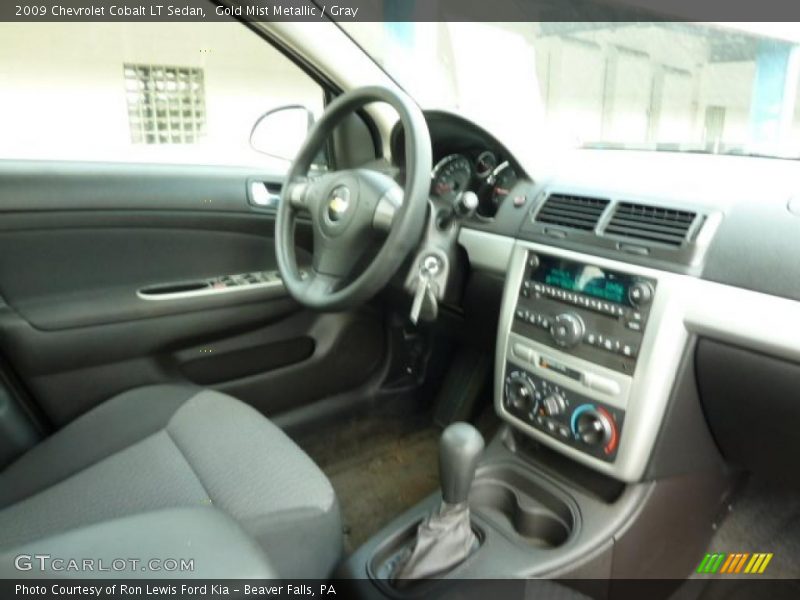 Gold Mist Metallic / Gray 2009 Chevrolet Cobalt LT Sedan