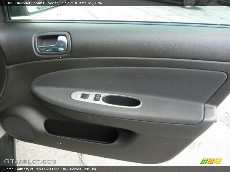 Gold Mist Metallic / Gray 2009 Chevrolet Cobalt LT Sedan
