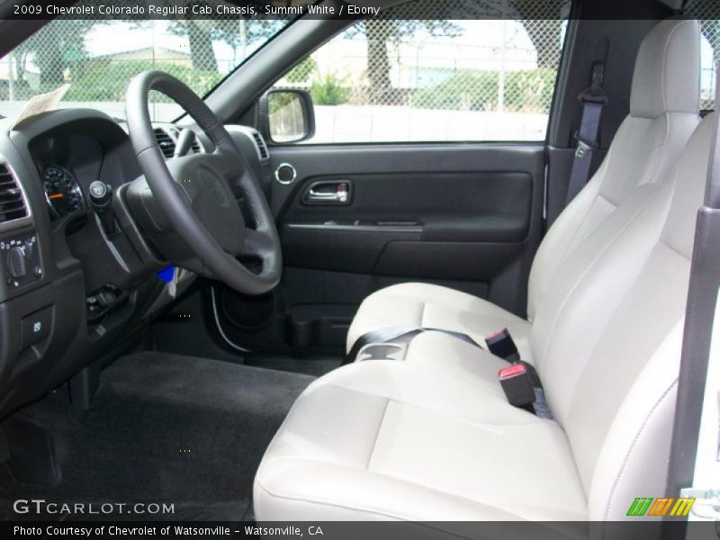 Summit White / Ebony 2009 Chevrolet Colorado Regular Cab Chassis