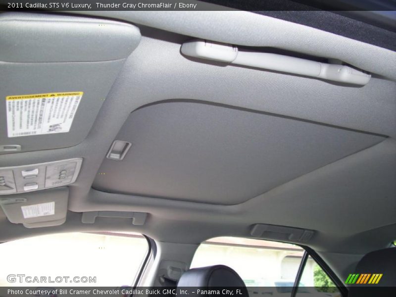 Thunder Gray ChromaFlair / Ebony 2011 Cadillac STS V6 Luxury