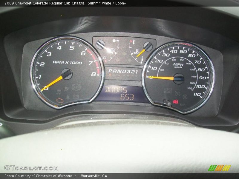 Summit White / Ebony 2009 Chevrolet Colorado Regular Cab Chassis