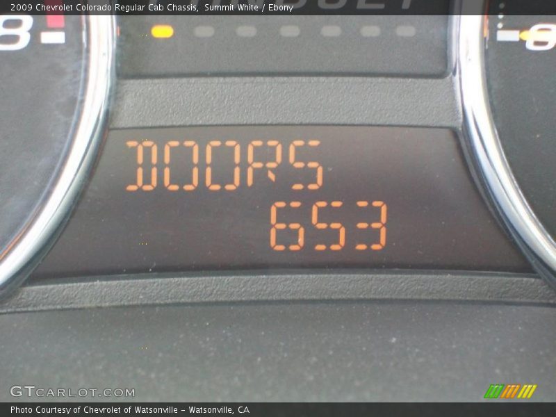 Summit White / Ebony 2009 Chevrolet Colorado Regular Cab Chassis