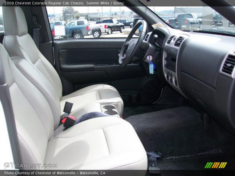 Summit White / Ebony 2009 Chevrolet Colorado Regular Cab Chassis