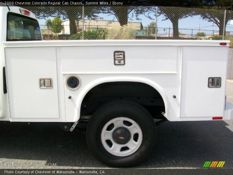 Summit White / Ebony 2009 Chevrolet Colorado Regular Cab Chassis