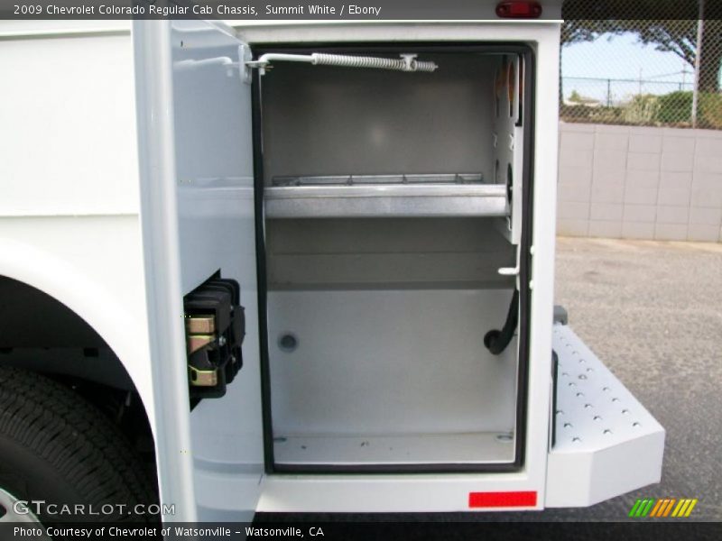 Summit White / Ebony 2009 Chevrolet Colorado Regular Cab Chassis