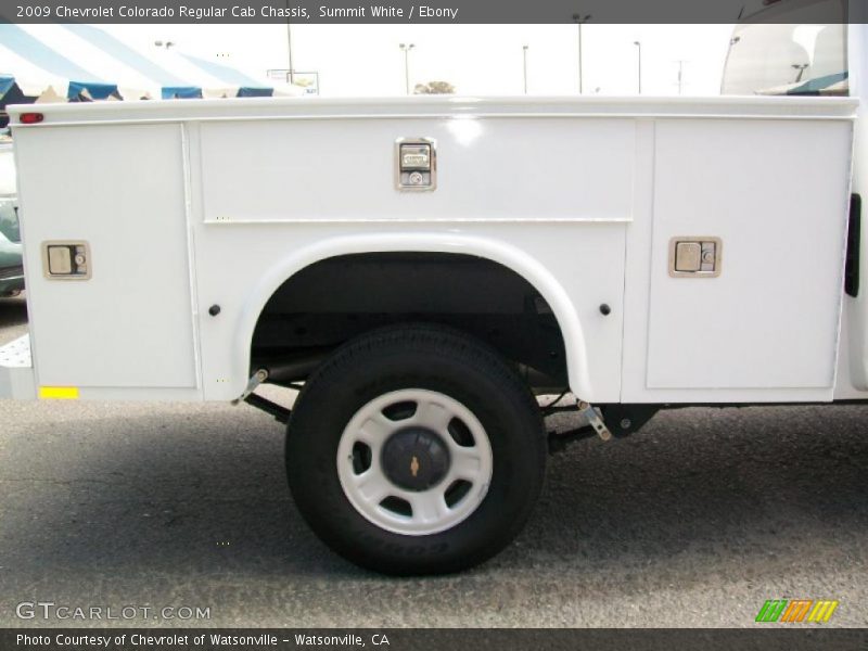 Summit White / Ebony 2009 Chevrolet Colorado Regular Cab Chassis