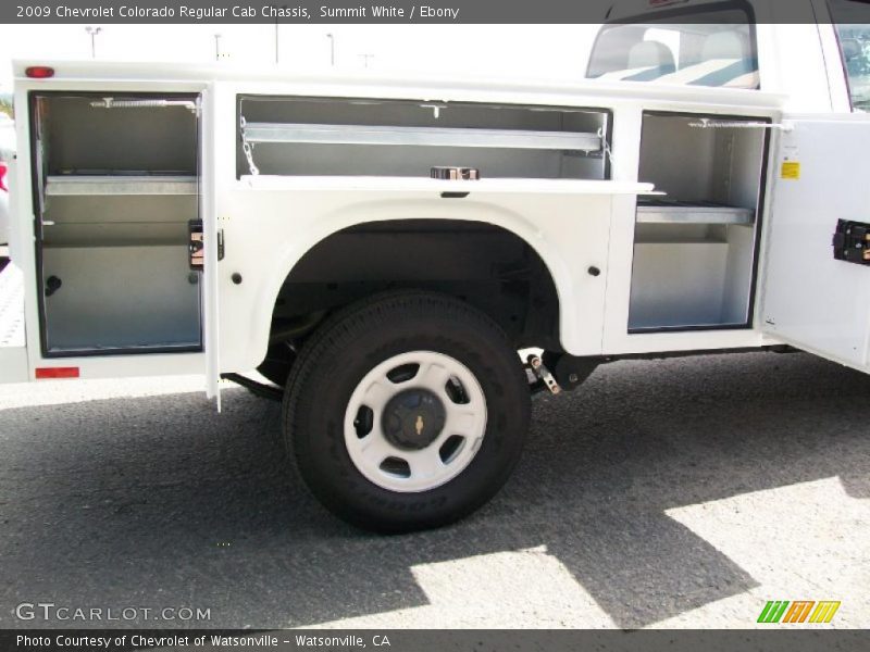 Summit White / Ebony 2009 Chevrolet Colorado Regular Cab Chassis
