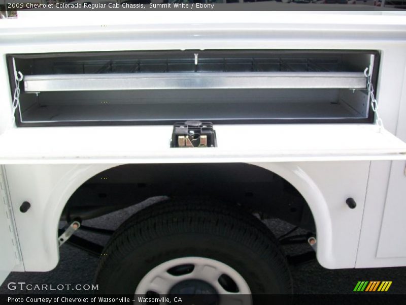 Summit White / Ebony 2009 Chevrolet Colorado Regular Cab Chassis