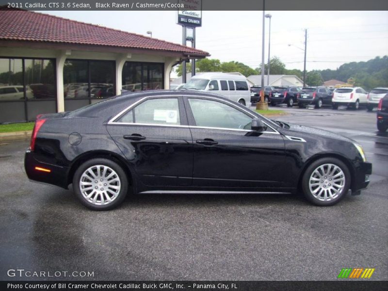 Black Raven / Cashmere/Cocoa 2011 Cadillac CTS 3.6 Sedan