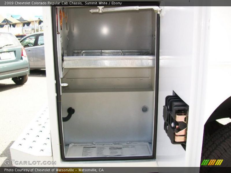 Summit White / Ebony 2009 Chevrolet Colorado Regular Cab Chassis