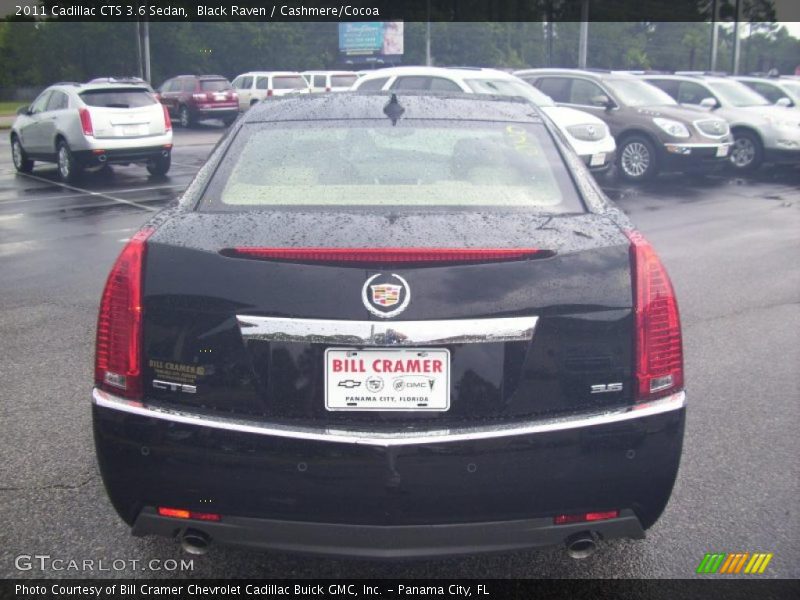 Black Raven / Cashmere/Cocoa 2011 Cadillac CTS 3.6 Sedan