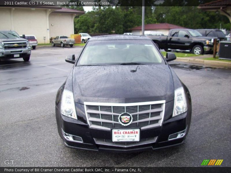 Black Raven / Cashmere/Cocoa 2011 Cadillac CTS 3.6 Sedan