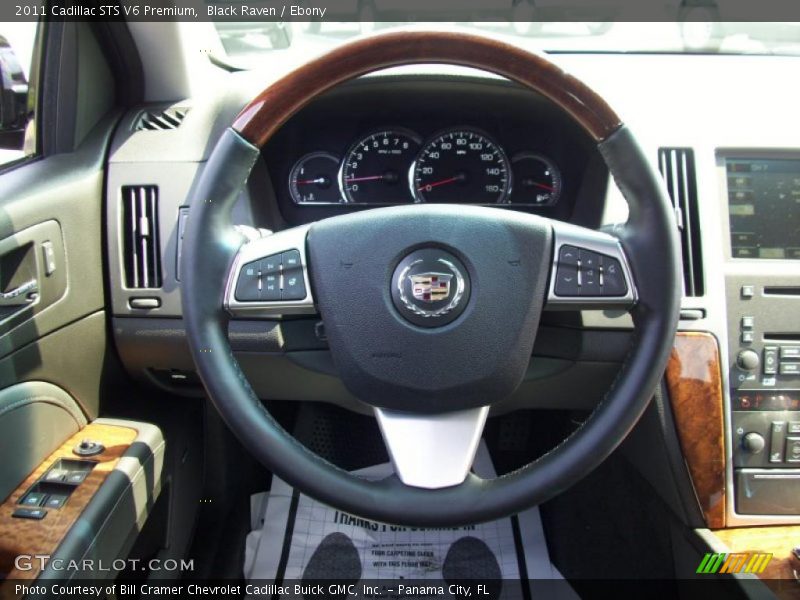 Black Raven / Ebony 2011 Cadillac STS V6 Premium
