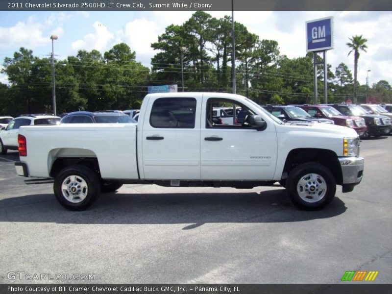 Summit White / Ebony 2011 Chevrolet Silverado 2500HD LT Crew Cab