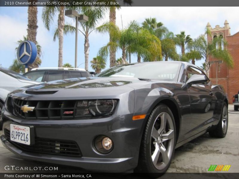 Cyber Gray Metallic / Black 2010 Chevrolet Camaro SS/RS Coupe