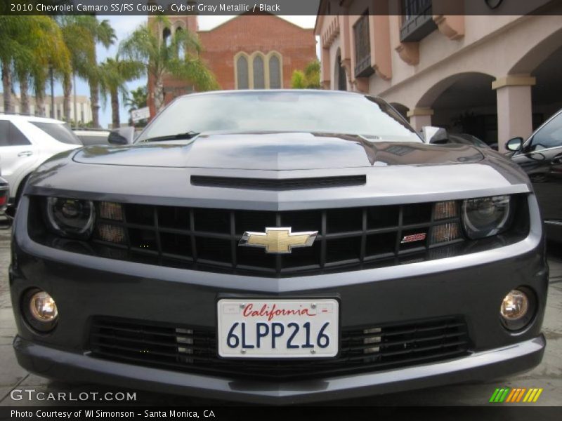 Cyber Gray Metallic / Black 2010 Chevrolet Camaro SS/RS Coupe