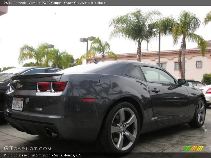 Cyber Gray Metallic / Black 2010 Chevrolet Camaro SS/RS Coupe