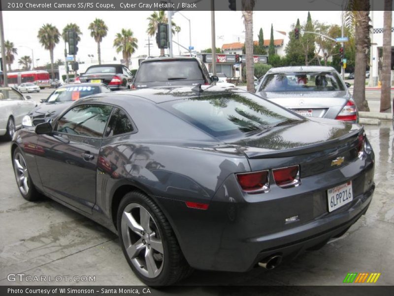Cyber Gray Metallic / Black 2010 Chevrolet Camaro SS/RS Coupe