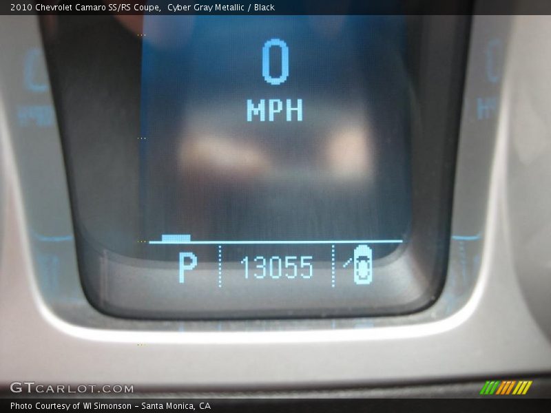 Cyber Gray Metallic / Black 2010 Chevrolet Camaro SS/RS Coupe