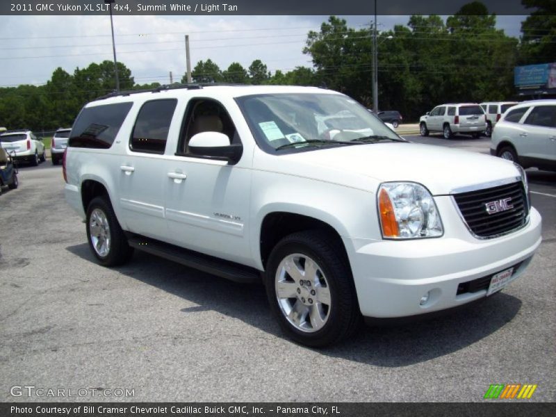 Summit White / Light Tan 2011 GMC Yukon XL SLT 4x4