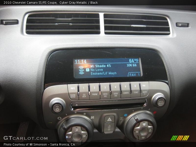 Cyber Gray Metallic / Black 2010 Chevrolet Camaro SS/RS Coupe