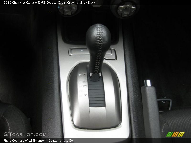 Cyber Gray Metallic / Black 2010 Chevrolet Camaro SS/RS Coupe
