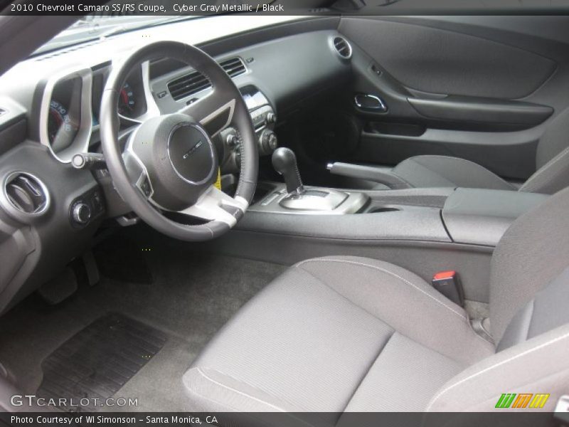 Cyber Gray Metallic / Black 2010 Chevrolet Camaro SS/RS Coupe