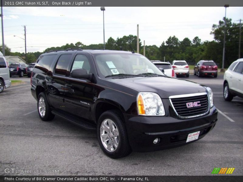 Onyx Black / Light Tan 2011 GMC Yukon XL SLT